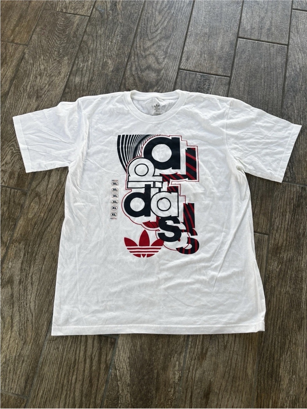 Size- XL  Adidas Big Kids White Tee